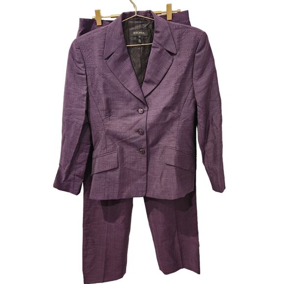 Escada Pants - Escada plum pants suit size US 6 EUR 42